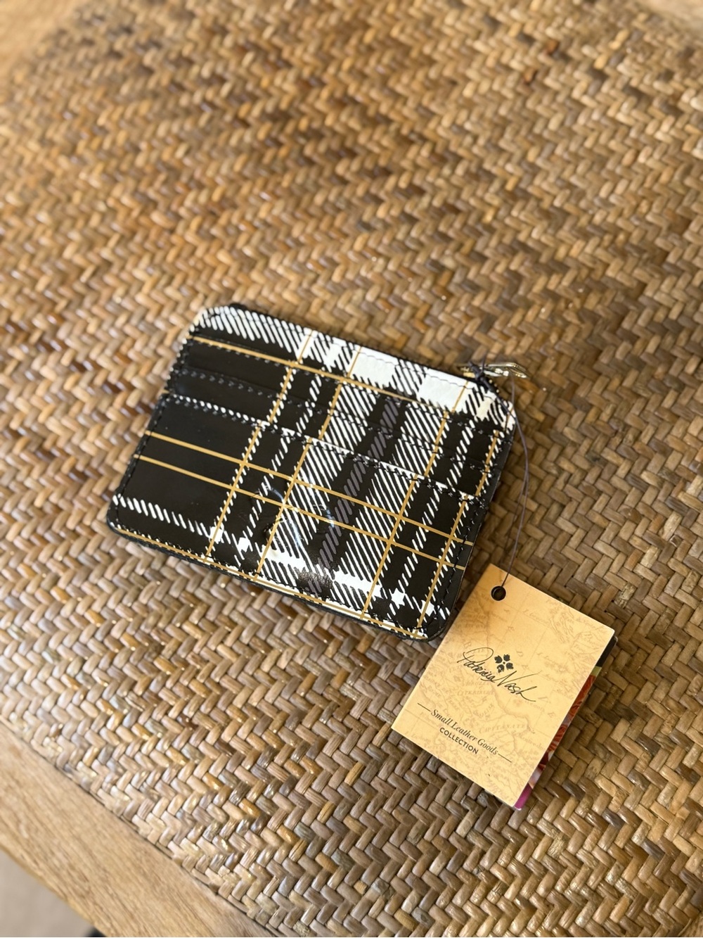 Patricia Nash Annfield Crossbody Bag Cassis Wallet Set Plaid - Picture 7 of 10